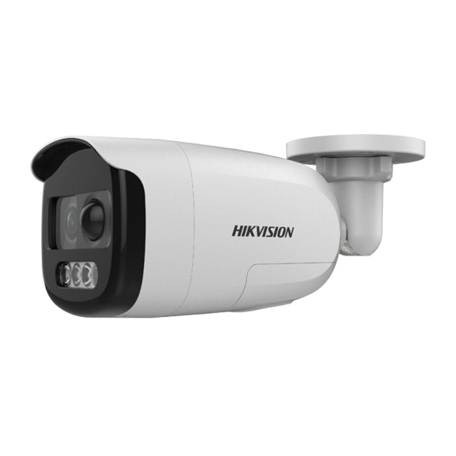 Hikvision DS-2CE12DFT-PIRXOF28 2MP ColorVu PIR Siren Fixed Bullet Camera Full-Time Color 40m White Light 130dB WDR IP67 4-in-1 TVI AHD CVI CVBS-2