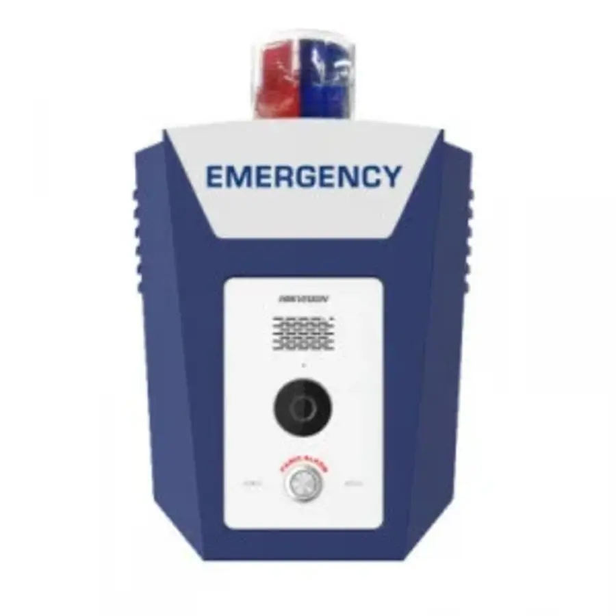 Hikvision DS-PEA2-21 Box Panic Alarm Station met 2MP HD IR Camera, Tweeweg Audio, Ingebouwde Sirene, Alarmverlichting, Netwerkaansluiting en Noodoproepfunctie voor Publieke Veiligheid en Beveiligingstoepassingen-2