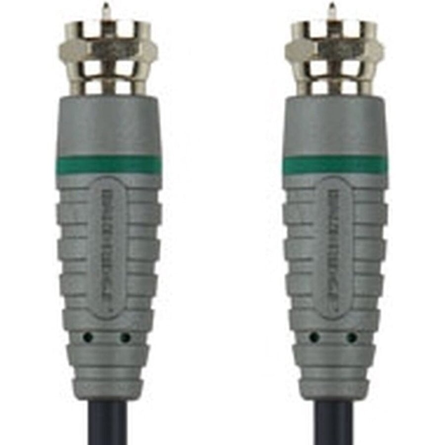 Bandridge BVL9702 Blue Coax Video Cable 2 Meter met F-Connector Male naar Coax Male Aansluiting, 75 Ohm Impedantie, Hoge Afscherming en Geschikt voor Satelliet-, TV- en Antennetoepassingen-3