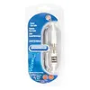 Bandridge Bandridge Digital Coax Cable 2 meter 75 Ohm coaxiale antennekabel met hoge afscherming voor TV, digitale televisie en satellietontvangst met IEC/F-connector compatibiliteit voor storingsvrije signaaloverdracht