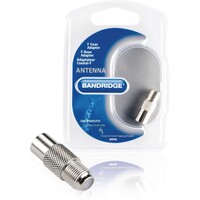 thumb-Bandridge F-Connection Coupler F Female naar F Female Coax Koppelstuk voor het Verbinden en Verlengen van Satelliet-, Antenne- en Coaxkabels met F-Connector Aansluitingen-1