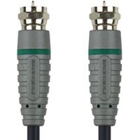 Bandridge Coax Video Cable 2 meter Coax Antennekabel met IEC Male naar IEC Female Aansluiting voor TV, Radio en Antenneverbindingen met Betrouwbare Signaaloverdracht