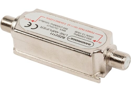 Bandridge 20 dB Line Satellite Amplifier 