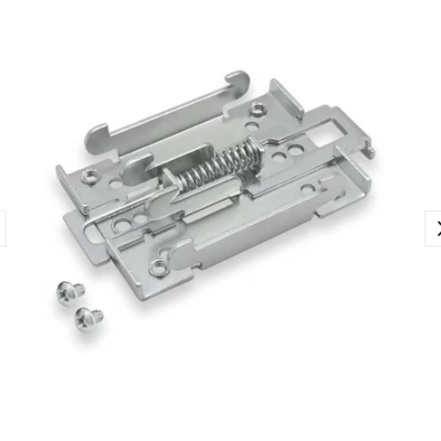 Teltonika PR5MEC00 DIN Rail Kit 35mm Montagebeugel voor Teltonika Routers en Industriële Apparaten met Stalen Bevestigingsadapter en Schroeven voor DIN-rail Installatie in Schakelkasten-1