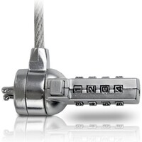 thumb-Sweex PA203 Notebook Combination Lock 1.5m Laptop Beveiligingskabel met 4-cijferige Combinatie en Kensington Slot Compatibiliteit voor Notebook, Laptop en Desktop Beveiliging tegen Diefstal-1