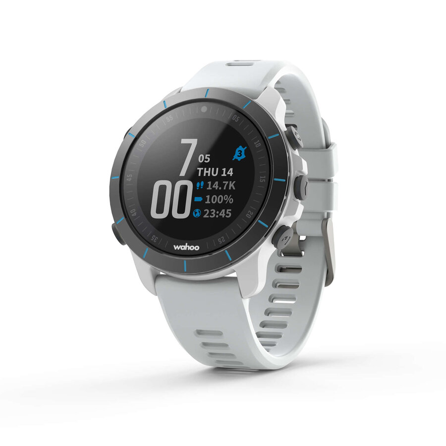 Wahoo ELEMNT RIVAL Multi-Sport GPS Horloge Wit met GPS, Hartslagmeting, Triathlonmodus, ANT+, Bluetooth, 5 ATM Waterdichtheid en Batterijduur tot 14 Dagen-1