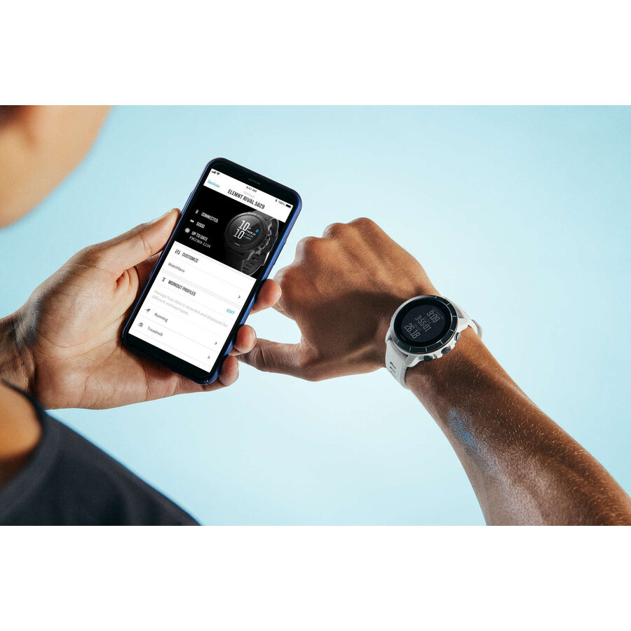 Wahoo ELEMNT RIVAL Multi-Sport GPS Horloge Wit met GPS, Hartslagmeting, Triathlonmodus, ANT+, Bluetooth, 5 ATM Waterdichtheid en Batterijduur tot 14 Dagen-5