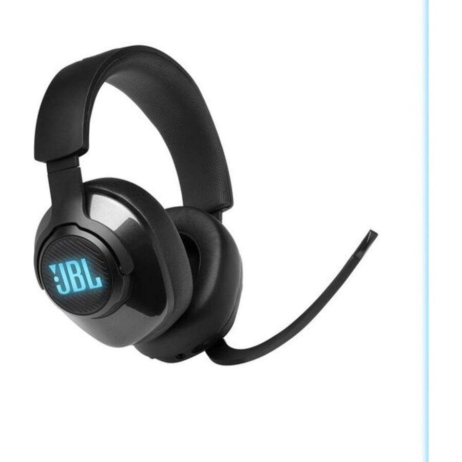 JBL Quantum 400 USB Gaming Headset met JBL QuantumSURROUND™, DTS Headphone:X v2.0, 50mm Drivers, Flip-Up Directionele Microfoon, Game-Chat Balansregeling en Memory Foam Oorkussens voor PC Gaming-5