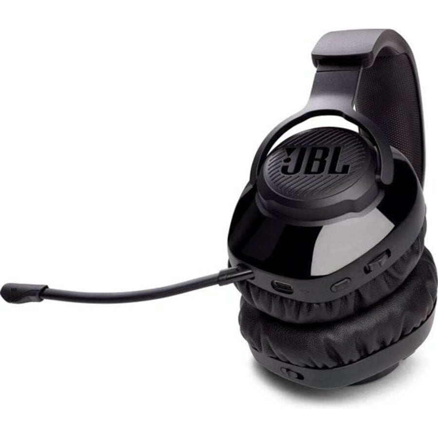 JBL Quantum 350 Wireless Gaming Headset met Lossless 2.4GHz Draadloze Verbinding, JBL QuantumSOUND Signature, Afneembare Boommicrofoon, 40mm Drivers, 22 Uur Batterijduur en Memory Foam Oorkussens voor PC, PlayStation en Nintendo Switch-7