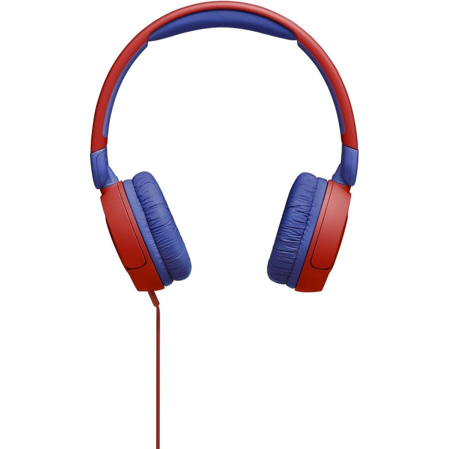JBL JR310 Bedrade On-Ear Kinder Koptelefoon Rood met JBL Safe Sound (Max. 85 dB), Ingebouwde Microfoon, Comfortabele Pasvorm en 1 Meter Kabel voor Tablet, Smartphone, Laptop en Schoolgebruik-3