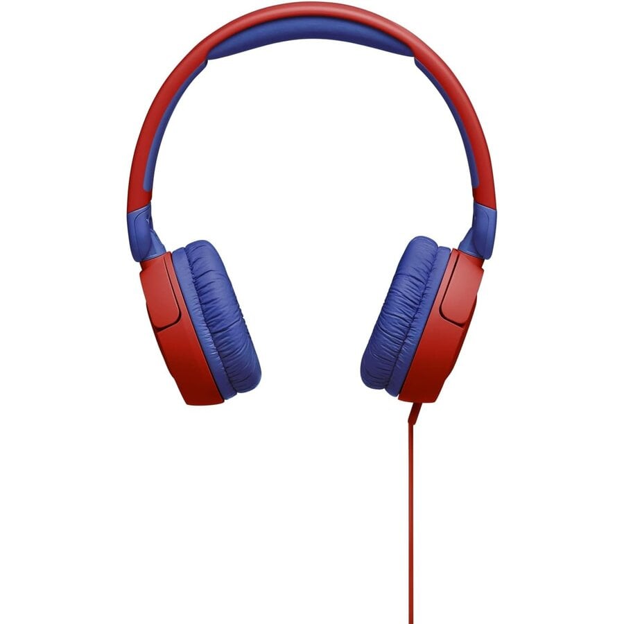 JBL JR310 Bedrade On-Ear Kinder Koptelefoon Rood met JBL Safe Sound (Max. 85 dB), Ingebouwde Microfoon, Comfortabele Pasvorm en 1 Meter Kabel voor Tablet, Smartphone, Laptop en Schoolgebruik-5