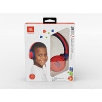 thumb-JBL JR310 Bedrade On-Ear Kinder Koptelefoon Rood met JBL Safe Sound (Max. 85 dB), Ingebouwde Microfoon, Comfortabele Pasvorm en 1 Meter Kabel voor Tablet, Smartphone, Laptop en Schoolgebruik-8