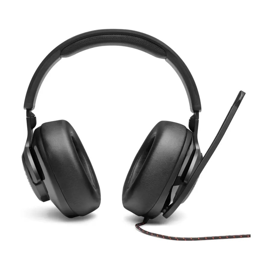 JBL Quantum 200 Bedrade Gaming Headset met JBL QuantumSOUND Signature, 50 mm Drivers, Opklapbare Directionele Microfoon, Memory Foam Oorkussens en 3,5 mm Aansluiting voor PC, PlayStation, Xbox, Nintendo Switch en Mobiele Apparaten-2