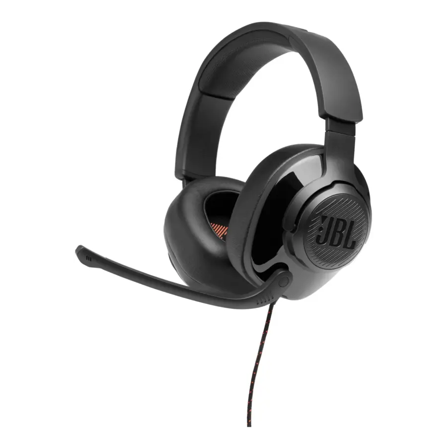 JBL Quantum 200 Bedrade Gaming Headset met JBL QuantumSOUND Signature, 50 mm Drivers, Opklapbare Directionele Microfoon, Memory Foam Oorkussens en 3,5 mm Aansluiting voor PC, PlayStation, Xbox, Nintendo Switch en Mobiele Apparaten-3