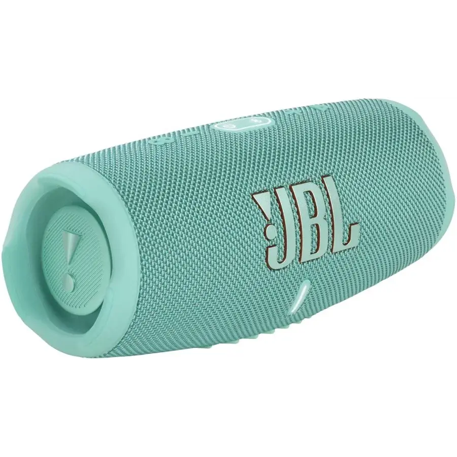 JBL Charge 5 Cyan Blauw Draagbare Bluetooth Luidspreker met JBL Original Pro Sound, 40W Vermogen, IP67 Water- en Stofbestendigheid, PartyBoost, Ingebouwde Powerbank, Bluetooth 5.1 en Tot 20 Uur Batterijduur voor Thuis, Reizen en Buitengebruik-1