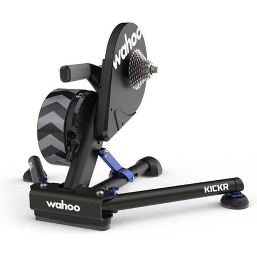 Wahoo Fitness KICKR Power Trainer Version 6.0 WFBKTR122 Direct Drive Smart Fietstrainer met WiFi, Ingebouwde Vermogensmeter, AXIS Voeten, ANT+, Bluetooth, 2200W Vermogen en Compatibiliteit met Zwift, TrainerRoad en Wahoo SYSTM-6