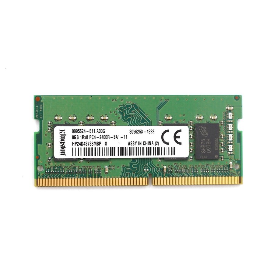 Kingston HP24D4S7S8MBP-8 8GB DDR4-2400 SO-DIMM Laptopgeheugen PC4-19200 CL17 260-Pin Non-ECC 1.2V OEM-1