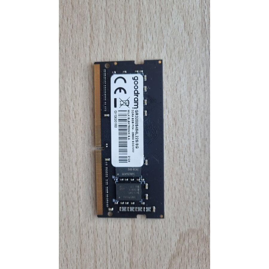 GOODRAM HP 3TK88AA 8GB DDR4-2666 SO-DIMM Laptopgeheugen PC4-21300 CL19 260-Pin Non-ECC 1.2V OEM-1