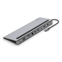 thumb-Belkin CONNECT USB-C 11-in-1 Multiport Dock INC004 met HDMI, DisplayPort, VGA, Gigabit Ethernet, SD, microSD, USB-A, USB-C Power Delivery 100W en Audio voor Windows, Mac en Chromebook-1