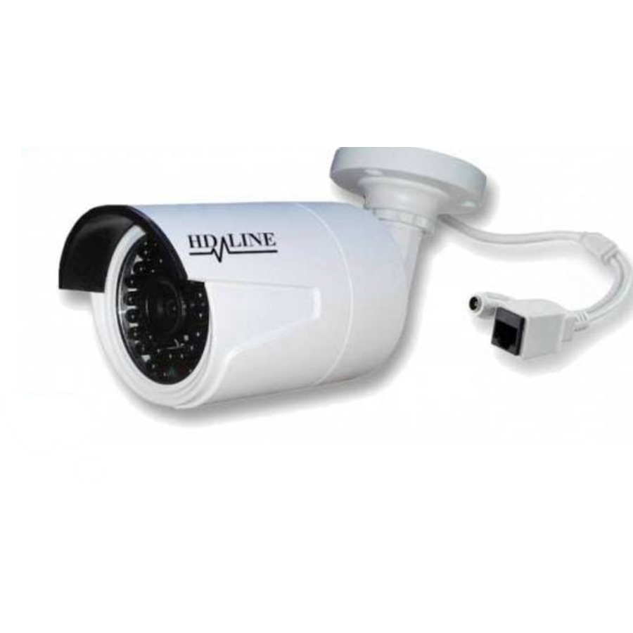 Zazitec IP-1250WC IP Bewakingscamera 720P HD met 1MP CMOS Sensor, 36 IR LED's, IR-CUT Nachtzicht, H.264, ONVIF 2.4, Metalen Waterdichte Behuizing-1