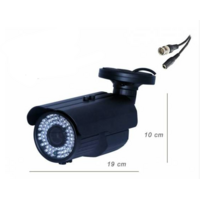 thumb-Zazitec WZ-1100 AHD Analoge CCTV Bewakingscamera met 1/3 inch CMOS 960P Sensor, 6-22mm Variabele Lens, 72 IR LED Nachtzicht tot 60 Meter, Metalen Behuizing en 12V Voeding voor AHD DVR Beveiligingssystemen-2