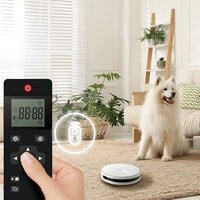thumb-EZVIZ RC3 Robotstofzuiger met 2700 Pa Zuigkracht, Slimme Gyroscoopnavigatie, Tapijtherkenning, 800 ml Stofreservoir en Automatisch Oplaadstation-3