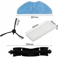thumb-EZVIZ Accessory Pack voor Robot Vacuum & Mop Combo met Hoofdborstel, Zijborstels, Hoogrendementsfilters en Herbruikbare Dweildoeken-3
