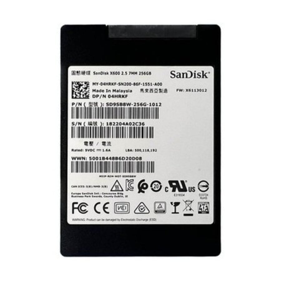 SanDisk X600 256GB SATA III 2.5 inch SSD SD9SB8W-256G-1002 met 3D NAND, Tot 550MB/s Leessnelheid en 525MB/s Schrijfsnelheid voor Desktop en Laptop-2