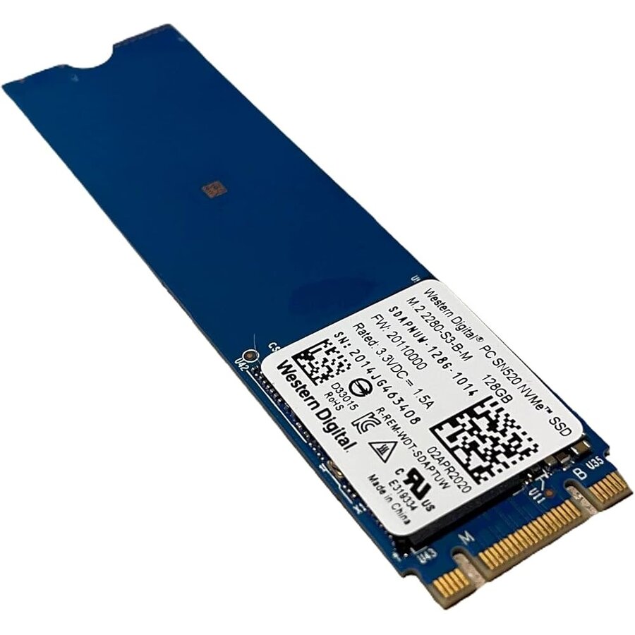 Western Digital PC SN520 256GB NVMe SSD – M.2 2230 PCIe NVMe solid state drive voor laptops, mini-pc's en compacte computers-1