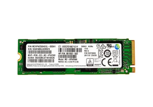 Samsung MZ-VPW2560 SM961 256GB NVMe M.2 SSD 