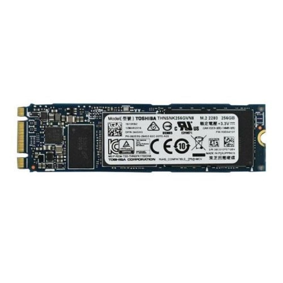 Toshiba A100 THN5N256GPUK 256GB SSD – M.2 2280 – SATA III 6Gb/s – TLC NAND – interne SSD voor laptop en desktop-1