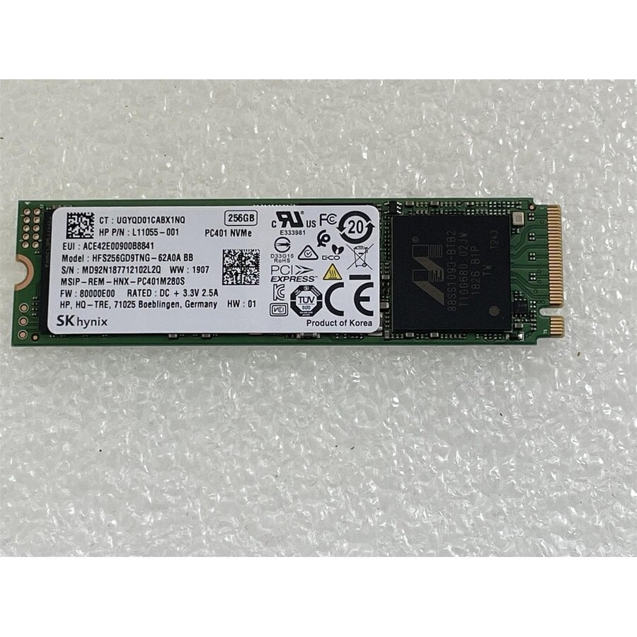 SK hynix HFS256GD9TNG 256GB NVMe SSD M.2 2280 PCIe 3.0 x4 – Interne SSD-2