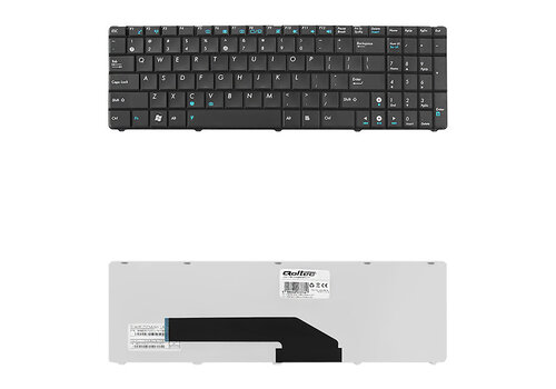 Asus K50 laptop toetsenbord QWERTY zwart replacement keyboard 