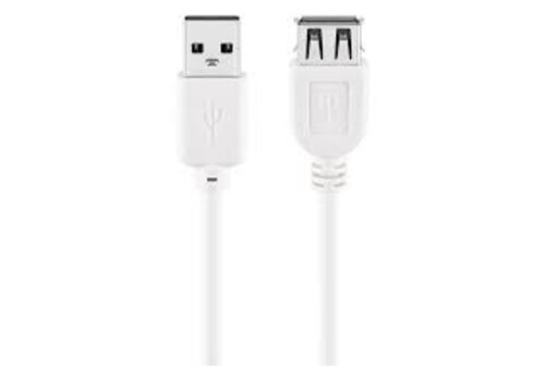 USB-A Verlengkabel – USB-A Male naar USB-A Female – Hoogwaardige Verbindingskabel 