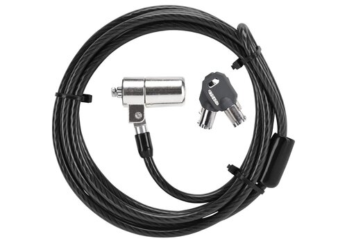 Targus DEFCON® T-Lock Master Key Cable Lock – ASP4925MKEUX – Beveiligingskabelslot met hoofdsleutelfunctie 