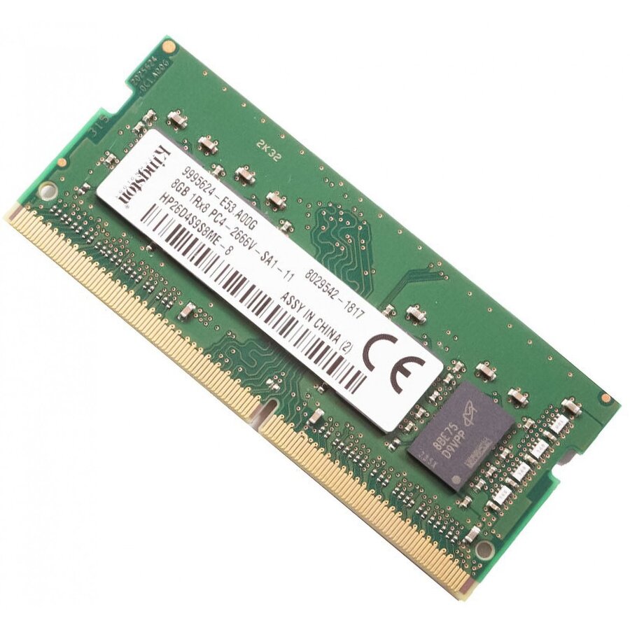 Kingston HP26D4S9S8ME-8 – 8GB DDR4 SODIMM – 260-pin – 2666 MHz – 1.2V – 1Rx8-1