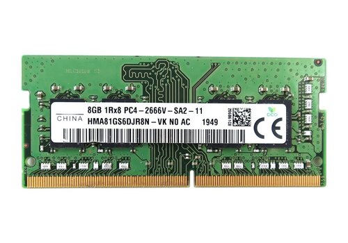 SK hynix HMA81GS6DJR8N-VK – 8GB DDR4 SODIMM – 260-pin – 2666 MHz – 1.2V – 1Rx8 