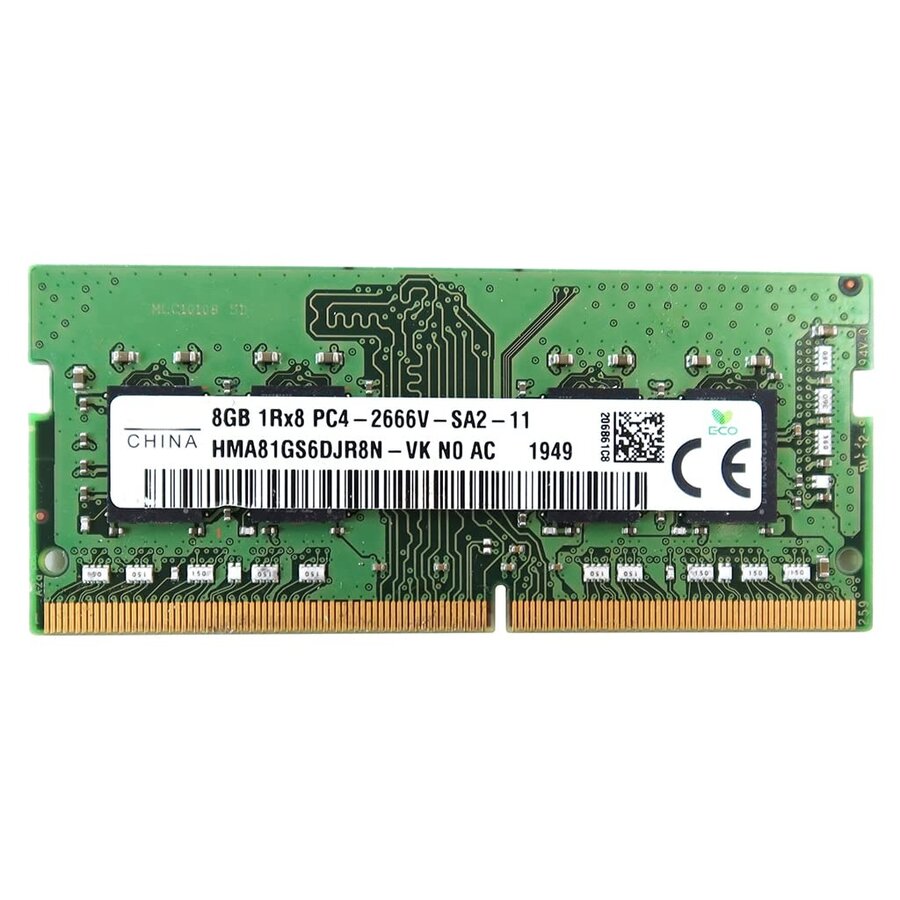 SK hynix HMA81GS6DJR8N-VK – 8GB DDR4 SODIMM – 260-pin – 2666 MHz – 1.2V – 1Rx8-1