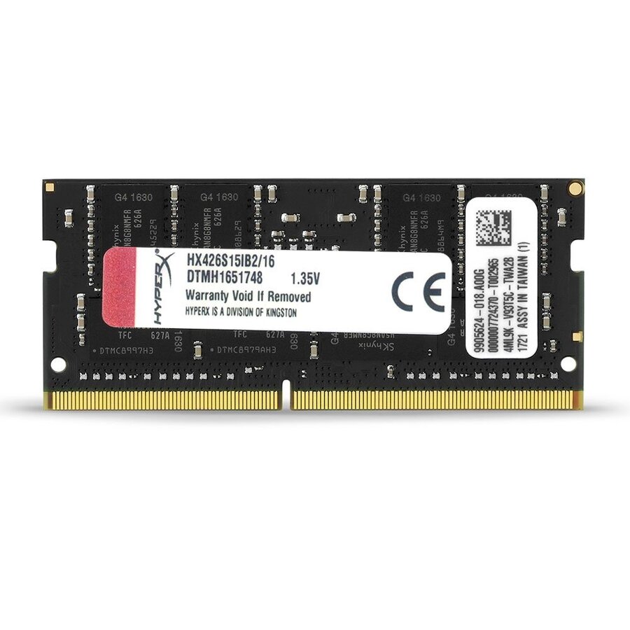Kingston HyperX HX426S15IB2/16 – 16GB DDR4 SODIMM – 260-pin – 2666 MHz – 1.2V – 2Rx8-1