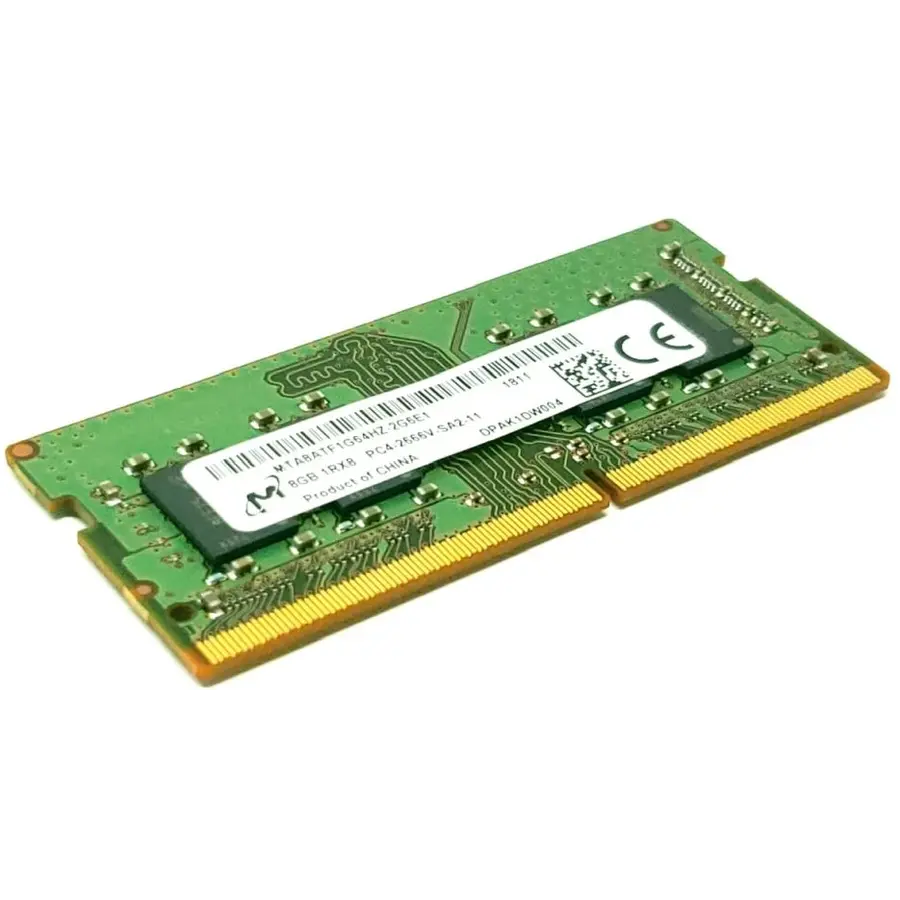 Micron MTA16ATF2G64HZ-2G6E1 – 16GB DDR4 SODIMM – 260-pin – 2666 MHz – 1.2V – 1Rx8-1