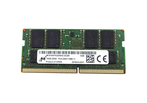 Micron MTA16ATF2G64HZ-2G3B1 – 16GB DDR4 SODIMM – 260-pin – 2400 MHz – 1.2V – 2Rx8 