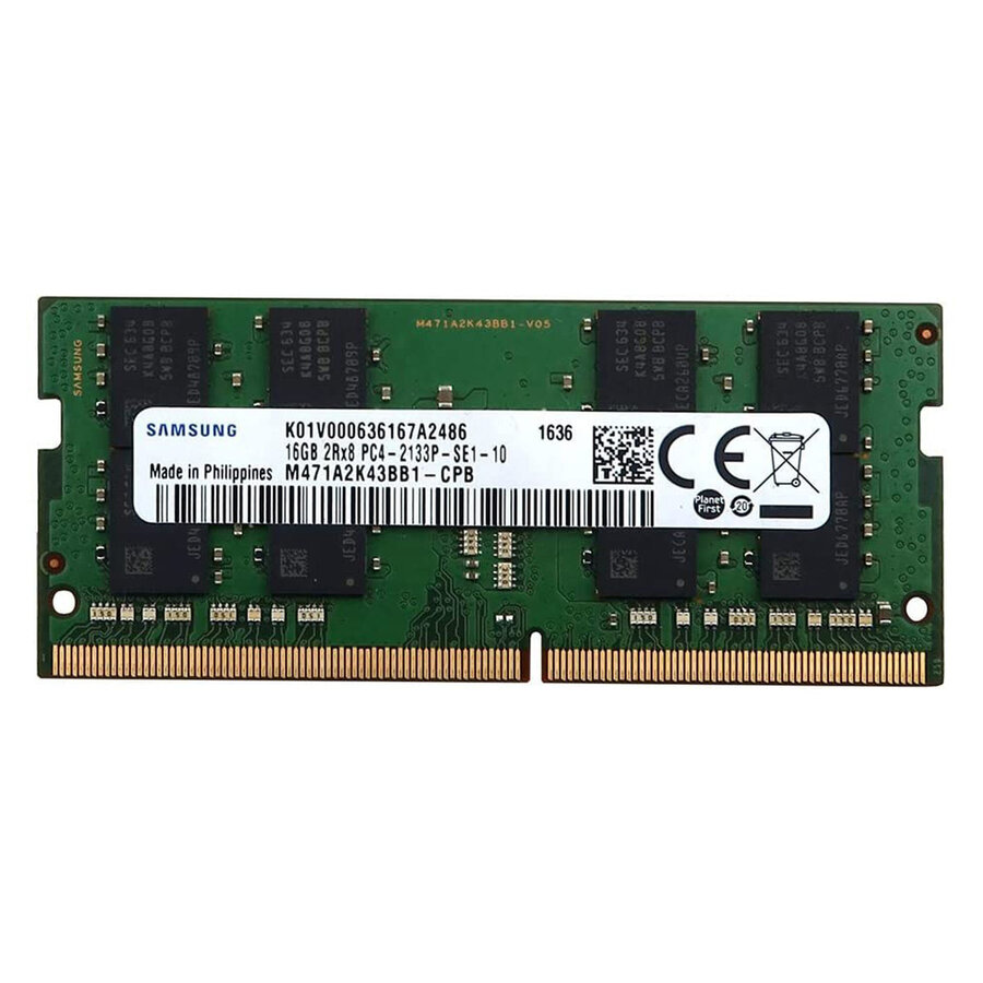 Samsung M471A2K43BB1-CPB – 16GB DDR4 SODIMM – 260-pin – 2133 MHz – 1.2V – 2Rx8-1