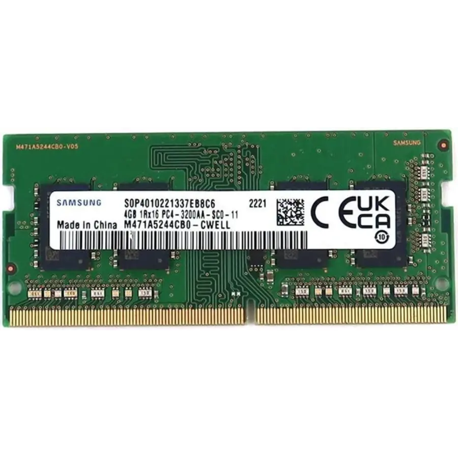 Samsung M471A5244CB0-CWELL – 4GB DDR4 SODIMM – 260-pin – 3200 MHz – 1.2V – 1Rx16-1