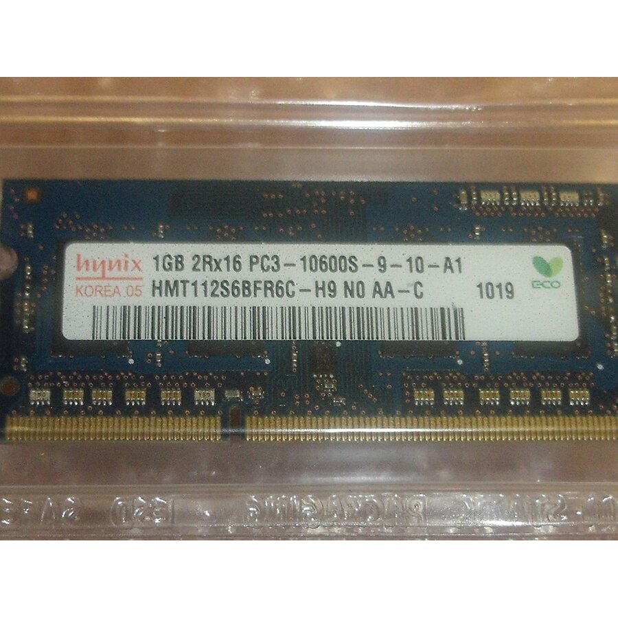 SK hynix HMT112S6BFR6C-10600S – 1GB DDR3 SODIMM – 204-pin – 1333 MHz – 1.5V – 2Rx16-1