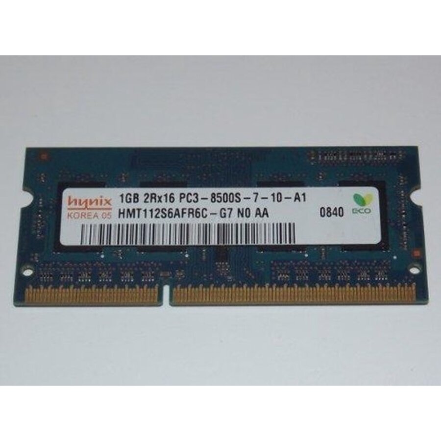 SK hynix HMT112S6AFR6C-G7 – 1GB DDR3 SODIMM – 204-pin – 1066 MHz – 1.5V – 1Rx8-1
