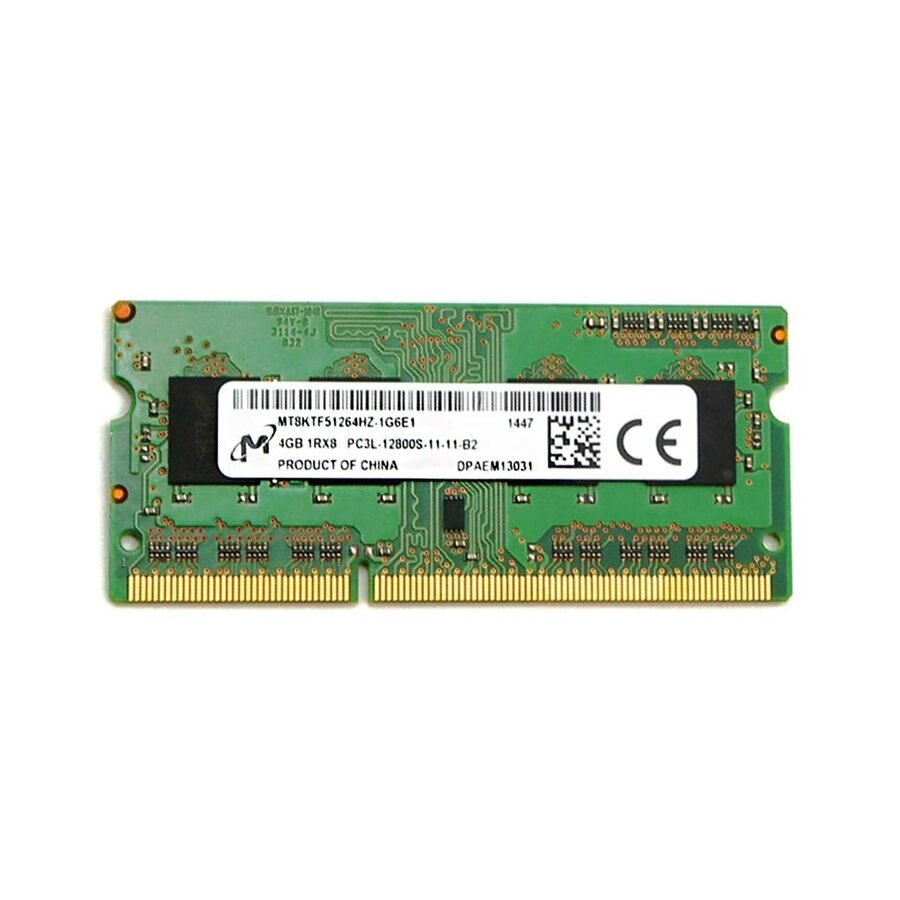 Micron MT8KTF51264HZ-1G6E1 – 4GB DDR3L SODIMM – 204-pin – 1600 MHz – 1.35V – 1Rx8-1