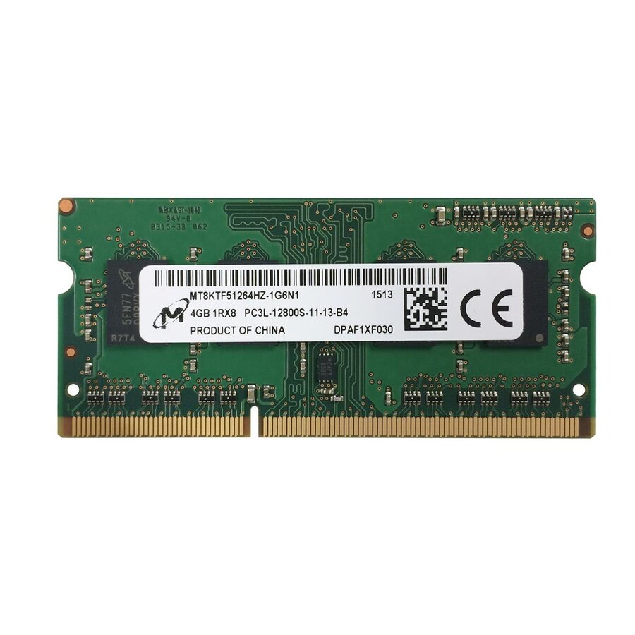 Micron MT8KTF51264HZ-1G6N1 – 4GB DDR3L SODIMM – 204-pin – 1600 MHz – 1.35V – 1Rx8-1