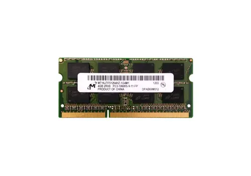 Micron MT16JTF51264HZ-1G4M1 – 4GB DDR3 SODIMM – 204-pin – 1333 MHz – 1.5V – 2Rx8 