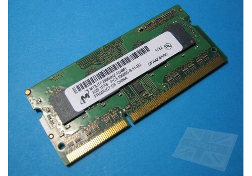 Micron MT8JTF25664HZ-1G4M1 – 2GB DDR3 SODIMM – 204-pin – 1333 MHz – 1.5V – 1Rx8 