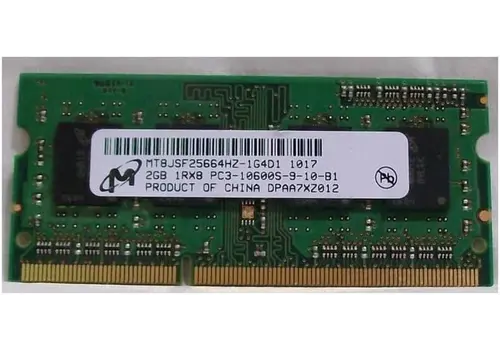 Micron MT16JSF25664HZ – 2GB DDR3 SODIMM – 204-pin – 1.5V – Dual Rank 
